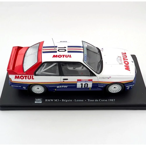 BMW M3 E30 #10 1987 1:24 Béguin - Lenne Atlas modell autó