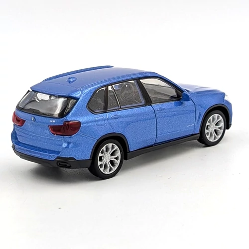 BMW X5 Welly modellautó kék fémautó