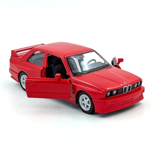  BMW M3 modell és játékautó piros RMZ nyitható ajtó kisautó