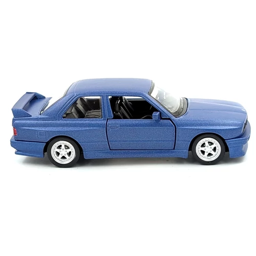 BMW M3 modell és játékautó kék RMZ kisautó