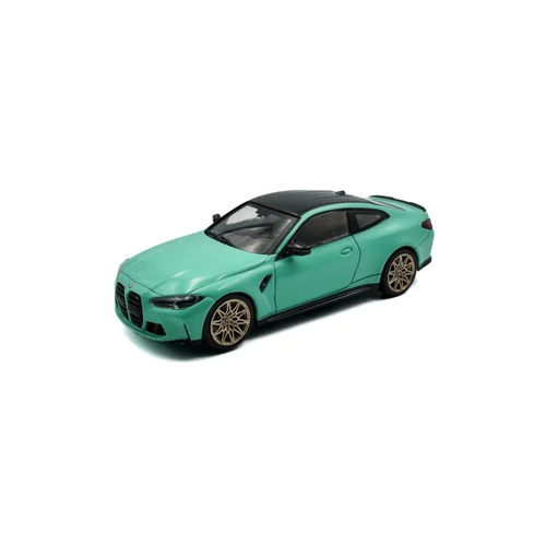 BMW M4 Competition 2023 1:43 Solido zöld modellautó