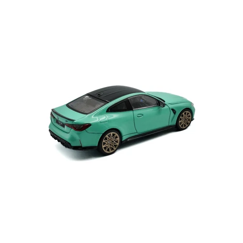 BMW M4 Competition 2023 1:43 Solido zöld modellautó