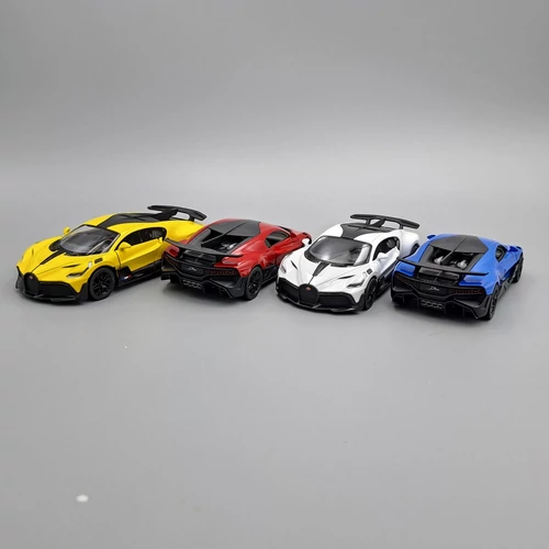 Bugatti Divo Kinsmart fém modellautó bordó