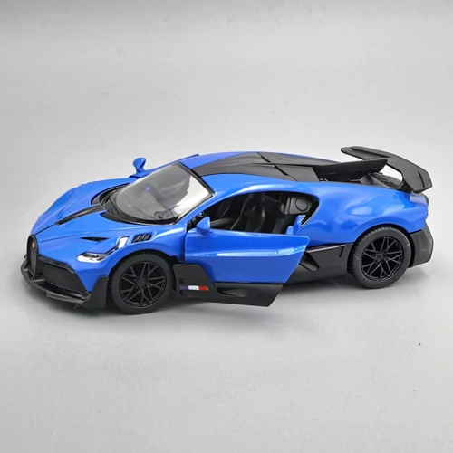 Bugatti Divo Kinsmart fém modellautó bordó