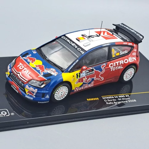 Citroen C4 WRC #2 Sordo-Marti 1:43 IXO fém modell autó