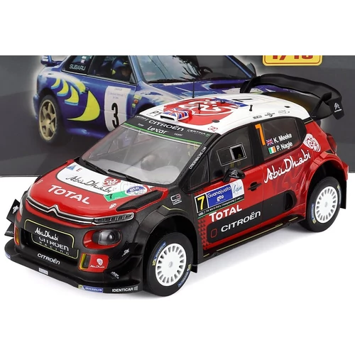 Citroen C3 WRC 1:18 Meeke-agle #7 Edicola rally modellautó