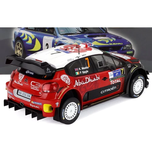 Citroen C3 WRC 1:18 Meeke-agle #7 Edicola rally modellautó