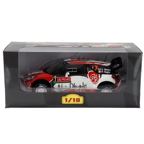 Citroen C3 WRC 1:18 Meeke-Nagle #7 Edicola rally autó modell