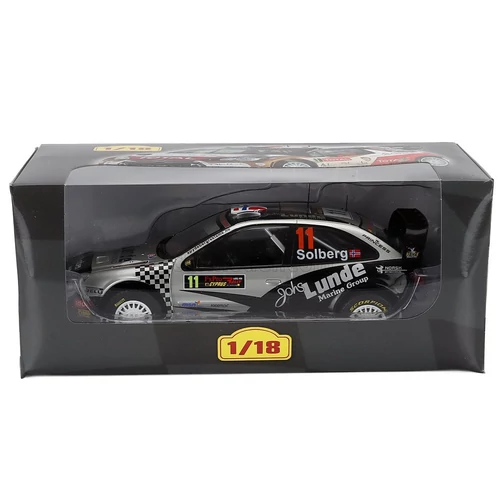 Citroen Xsara WRC 1:18 Solberg #11 autó modell vitrinben