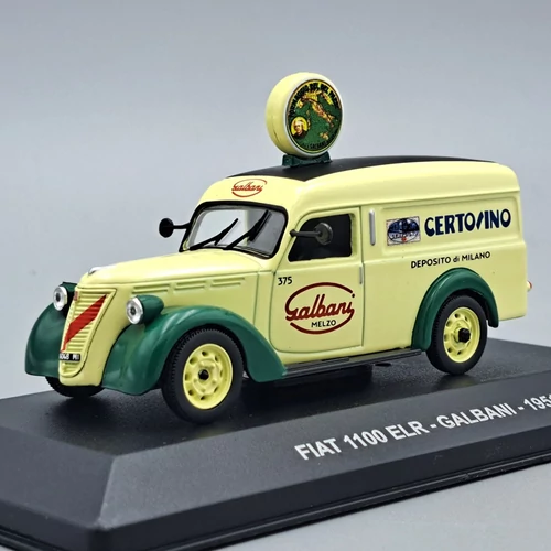  Fiat 1100 ELR van Galbani 1951 1:43 fém autó modellek