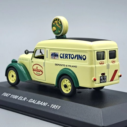  Fiat 1100 ELR van Galbani 1951 1:43 fém autó modellek