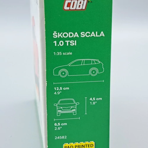 Cobi Skoda Octavia 1:35 70db-os 24582 építhető modellautó