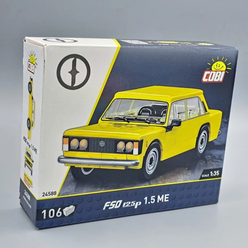 Cobi Fiat FSO 125P 1:35 106db-os 24588 építhető autómodell
