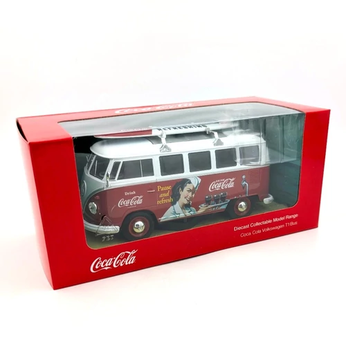 Volkswagen T1 Coca-Cola busz 1:24 Oxford retró autómodell