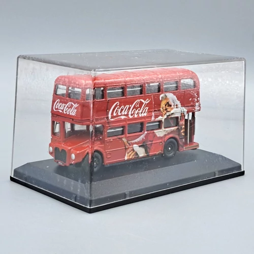 Routemaster bus Coca-cola Xmas retró autóbusz modell