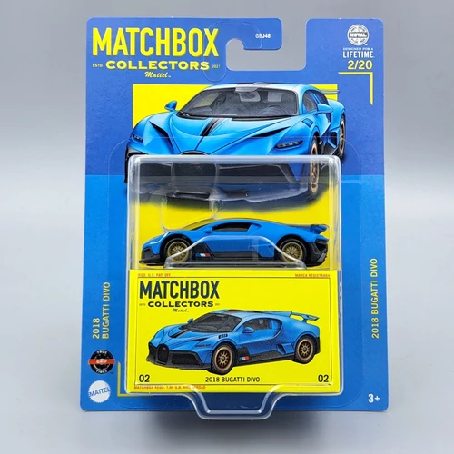 Bugatti Dívo 2018 Matchbox Collectors modell autó