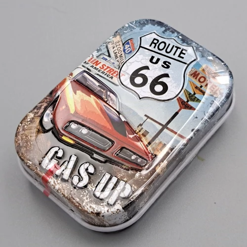 Nostalgic menta cukor Route Us 66 Gus Up fémdoboz