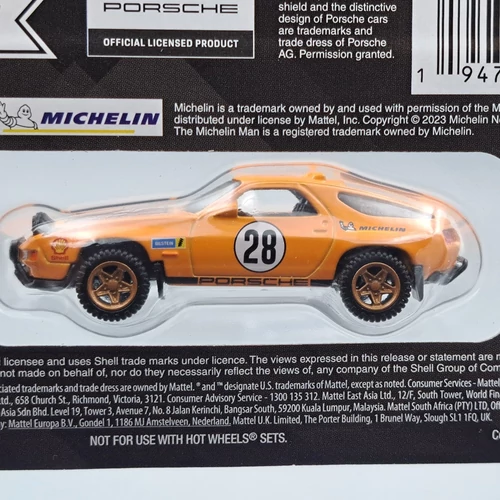 Hot Wheels Elite 64-Porsche 928 Safari autó modell kisautó