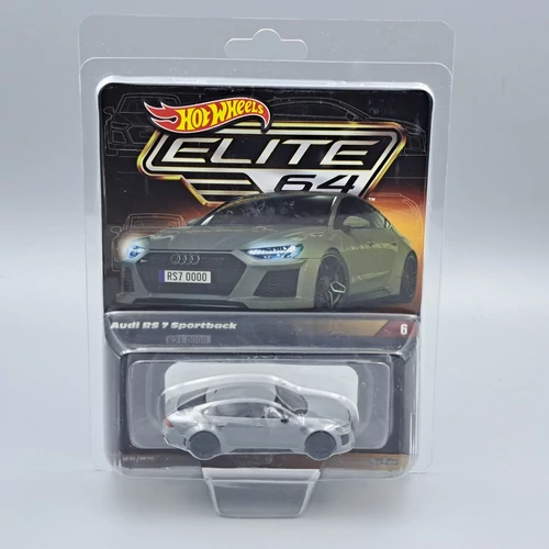 Hot Wheels Elite 64 - Audi RS7 Sportback fém autó modell
