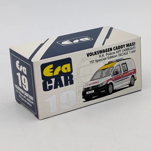 Volkswagen Caddy 1:64 rendőr Era Car 19 fém modellautó