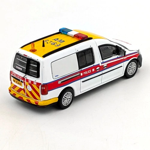 Volkswagen Caddy 1:64 rendőr Era Car 19 fém modellautó