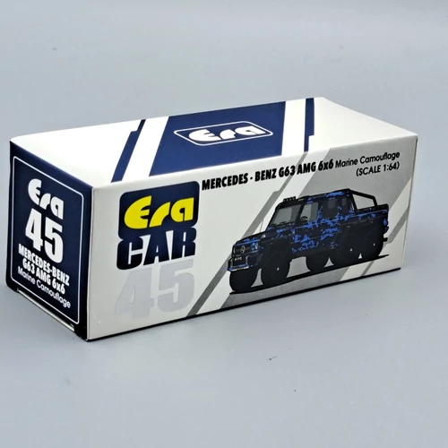 Mercedes G63 AMG 6x6 kék 1:64 ERA fém autómodell