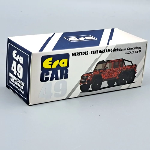 Mercedes G63 AMG 6x6 piros 1:64 ERA modellautó