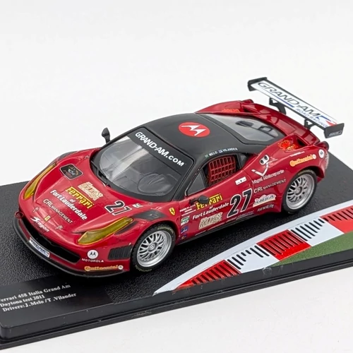 Ferrari 458 Italia #27 Daytona Test 1:43 Altaya autómodell