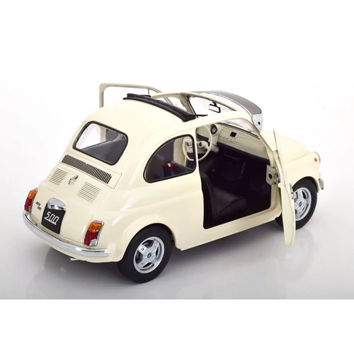 Fiat 500 F 1968 Custom 1:12 KKScale krém fémautó