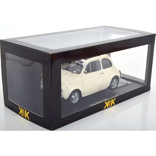 Fiat 500 F 1968 Custom 1:12 KKScale krém modellautó