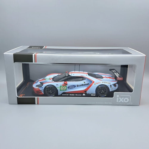 Ford GT 24h LeMans 2019 #69 1:18 IXO fém autó modell