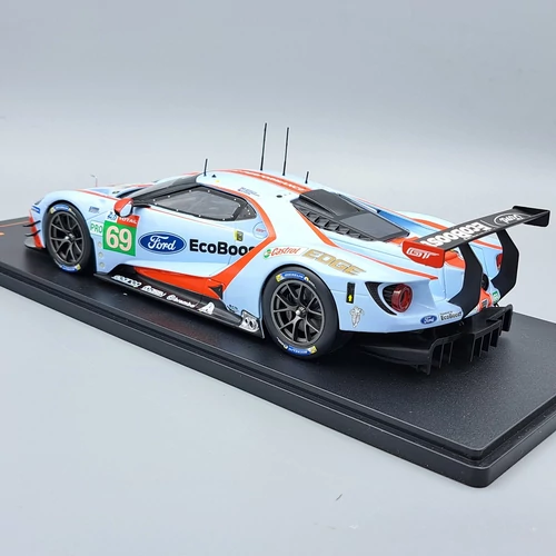 Ford GT 24h LeMans 2019 #69 1:18 IXO fém autó modell