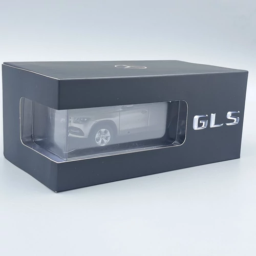Mercedes Benz GLS X167 1:43 Herpa ezüst autó modell