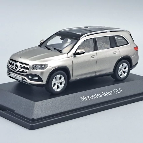 Mercedes Benz GLS X167 1:43 Herpa ezüst autó modell