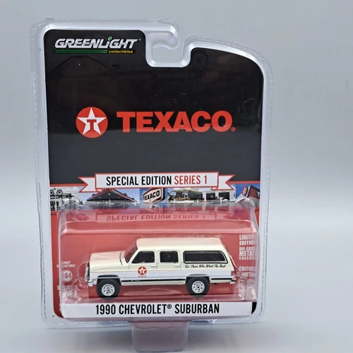 Chevrolet Suburban 1990 1:64 Texaco Greenlight autó modell