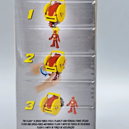Flash figura autóvá alakítható gyerekjáték