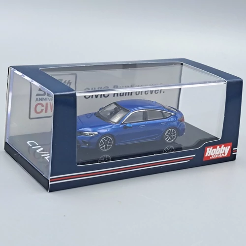Honda Civic (FL1) LX 1:64 kék Hobby Japan autó modell