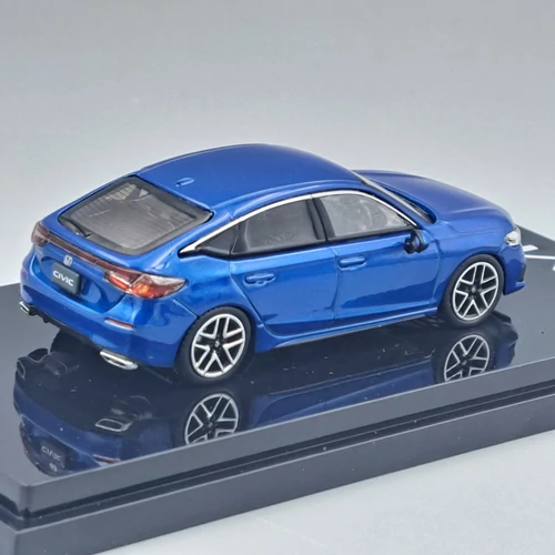 Honda Civic (FL1) LX 1:64 kék Hobby Japan autó modell
