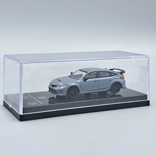 Honda Civic Type R 2023 1:64 Para szürke autó modell