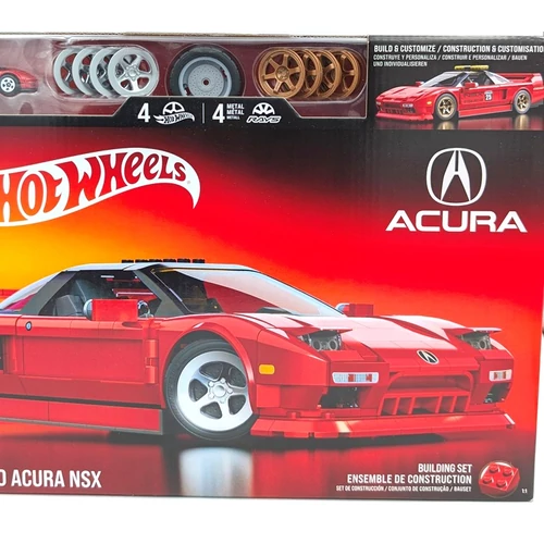 Hot Wheels építő szett Acura NSX 1990