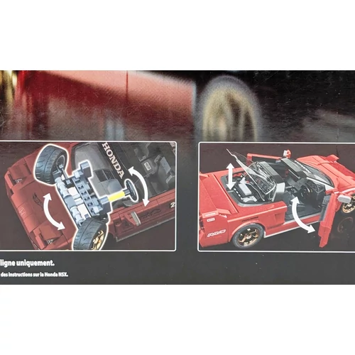 Hot Wheels építő szett Acura NSX 1990