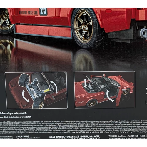 Hot Wheels építő szett Acura NSX 1990
