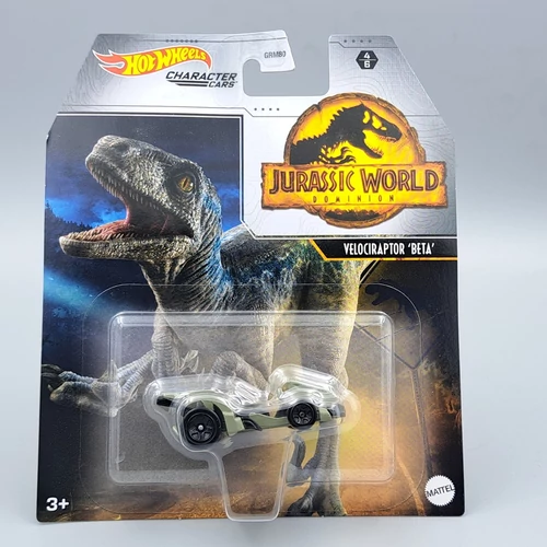 Jurassic World Velociraptor 46 HotWheels kisautó