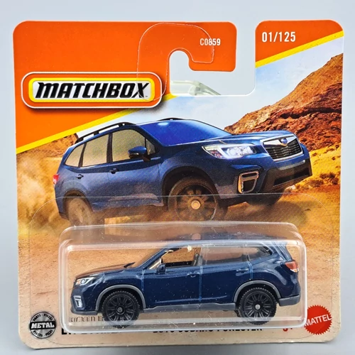 Subaru Forester 2019 sötétkék Matchbox  kisautó modell