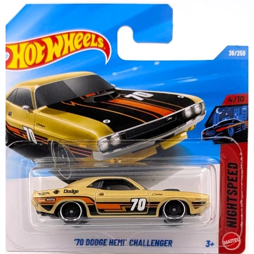Dodge Hemi Challenger '70 Hot Wheels retró kisautó