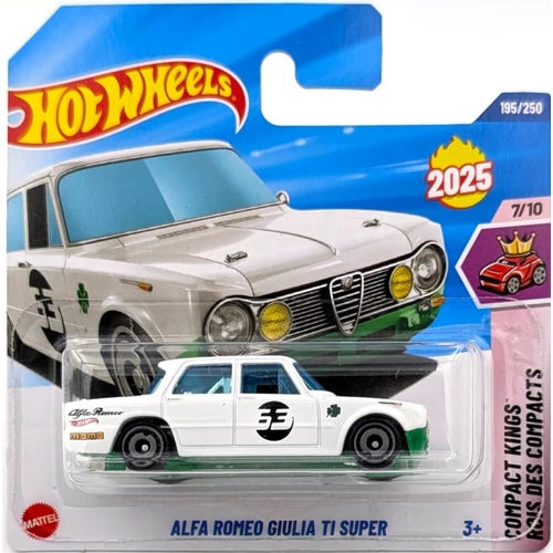 Alfa Romeo Giulia Ti Super Hot Wheels retró kisautó
