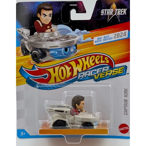 Hot Wheels Racer Verse - Star Trek Kirk kisautó modell