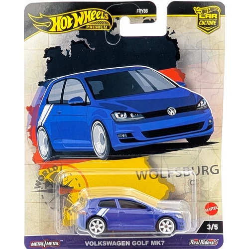 Volkswagen Golf MK7 Hot Wheels C.Culture kisautó modell