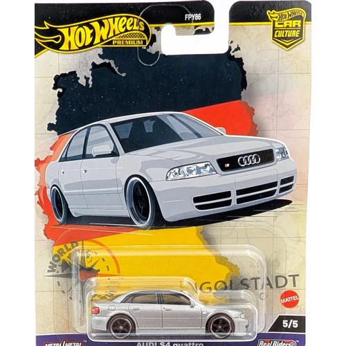 Audi Quattro S4 Hot Wheels Car Culture autó modell kisautó
