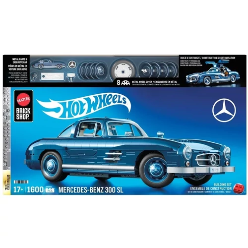 Hot Wheels építő szett Mercedes 300SL